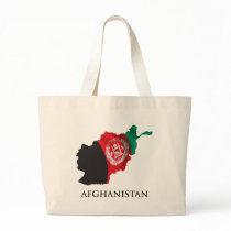 Map Of Afghanistan Canvas Bag