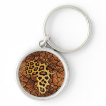 Map of AFRICA Parched Earth Leopard Fur Series