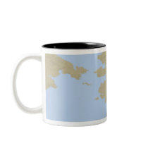 Map of Alaska 3 Coffee Mug