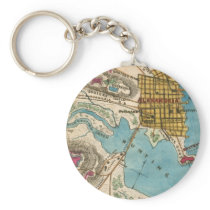 Map of Alexandria VA and Neighbour Cities Key Chains