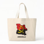Map Of Angola Canvas Bag