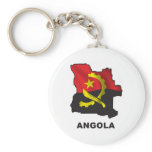 Map Of Angola Key Chain