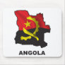 Map Of Angola Mouse Pads
