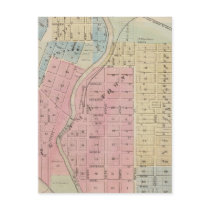 Map of Anoka, Anoka County, Minnesota Post Card
