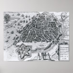 Map of Antwerp, 1598 posters