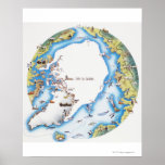 Map of Arctic Posters