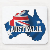 Map Of Australia Mousepads