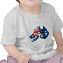 Map Of Australia Tee Shirt