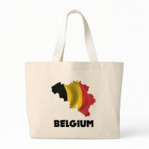 Map Of Belgium Canvas Bag