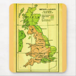 Map of Britain A.D. 500 mousepads