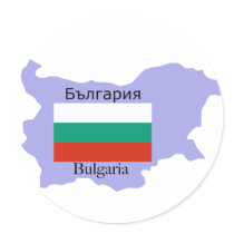 Map of Bulgaria Sticker