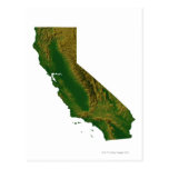 Map of California Post Cards