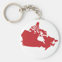 Map of Canada Key Chain