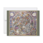 Map of Christian Constellations, Andreas Cellarius invitations