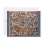 Map of Christian Constellations, Andreas Cellarius invitations