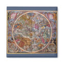 Map of Christian Constellations, Andreas Cellarius magnets