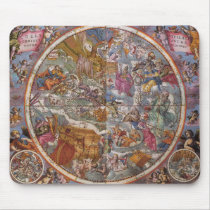 Map of Christian Constellations, Andreas Cellarius Mousepads