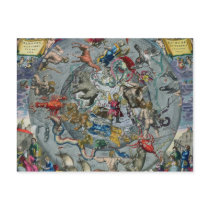 Map of Constellations of the Northern Post Cards