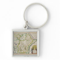 Map of Ethiopia showing five African states Key Chains