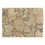 Map of Europe Greeting Cards