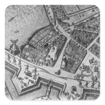Map of Hamburg Stickers