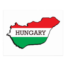 Map Of Hungary Postcards