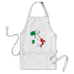 Map Of Italy aprons