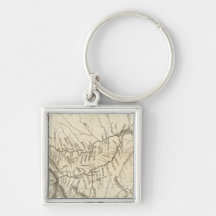Map of Lewis and Clark's Track Keychains