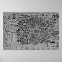 Map of Madrid Poster