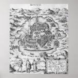 Map of Mexico posters