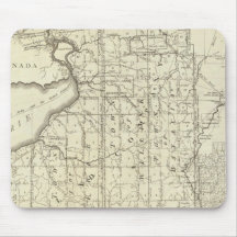Map of Morris's Purchase or West Geneseo Mousepad
