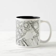 Map of Oxford, 1643 Coffee Mugs