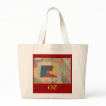 Map of Oz and surrounding countries and deserts. bags
