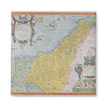 Map of Palestine Refrigerator Magnets
