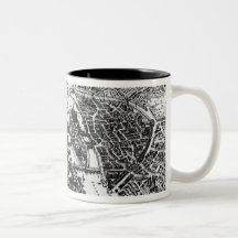 Map of Paris, 1620 Coffee Mugs