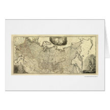 Map of Russia 1786 Cards