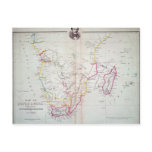 Map of South Africa illustrating Post Card
