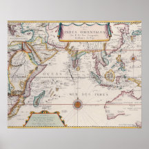 Map of South East Asia Posters