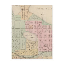 Map of the City of Albert Lea, Minnesota Post Cards
