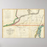 Map of the River St. Lawrence and Adjacent Country Poster