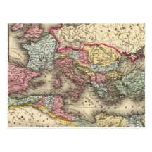 Map of the Roman Empire Post Card