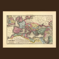 Map of the Roman Empire posters