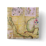 Map of the route followed by Hernando Cortes Buttons