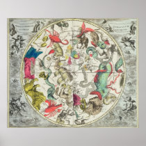 Map of the Southern Hemisphere 2 Posters