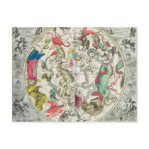 Map of the Southern Hemisphere Postcards