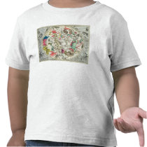 Map of the Southern Hemisphere Tee Shirts