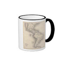 Map of the Spanish Empire in the Americas Coffee Mugs