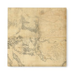 Map of The Territory of The United States magnets