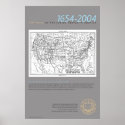 Map of the U.S. in English and Yiddish, 1912 posters
