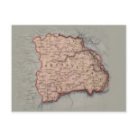 Map of Transylavania postcards